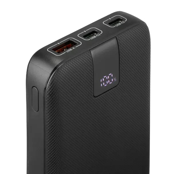 Power Bank 20000mAh Hama PD 20 Antracite 2x USB-C USB-A Carga Rápida