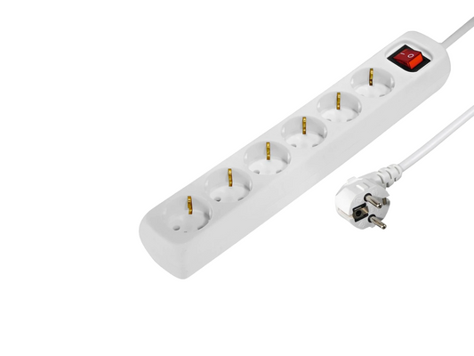 Extensão Elétrica Hama PWR-ST (6 Tomadas | 1.4 Metros)