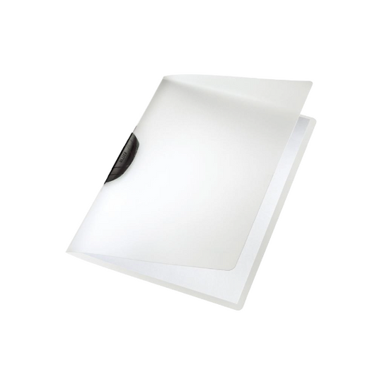 Classificador Leitz Color Clip Preto com Clip Lateral