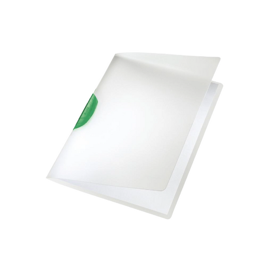 Classificador Leitz Color Clip Verde com Clip Lateral