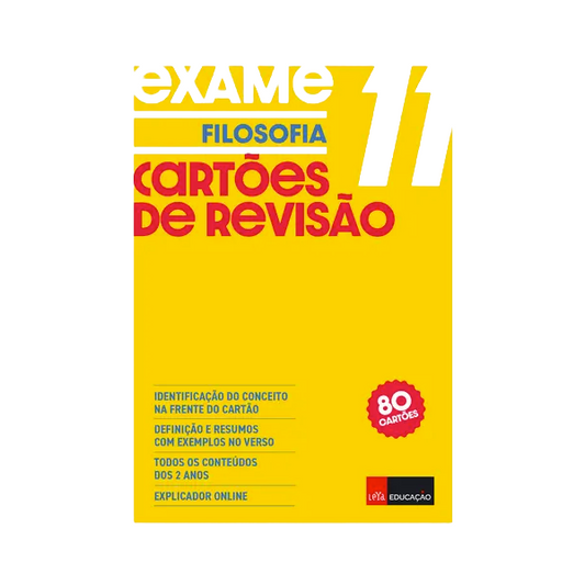 Cartões de Revisão: Filosofia 11.º Ano