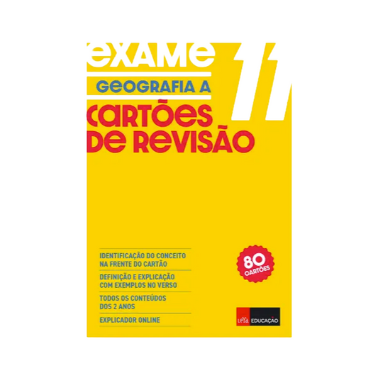 Cartões de Revisão: Geografia A 11.º Ano