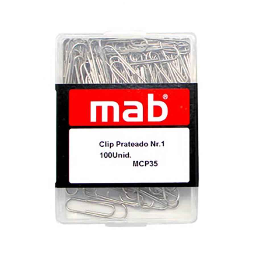 Clips Nº 1 Mab (Caixa c/ 100 Unidades)