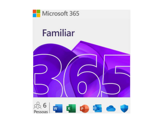 Microsoft 365 Family - Licença de assinatura (1 ano) - até 6 pessoas PC Win/Mac -Português