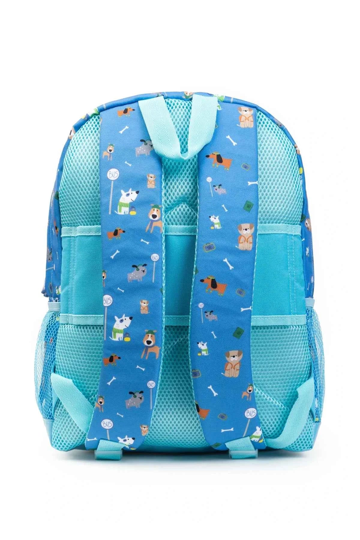 Mochila Dog Person Blue