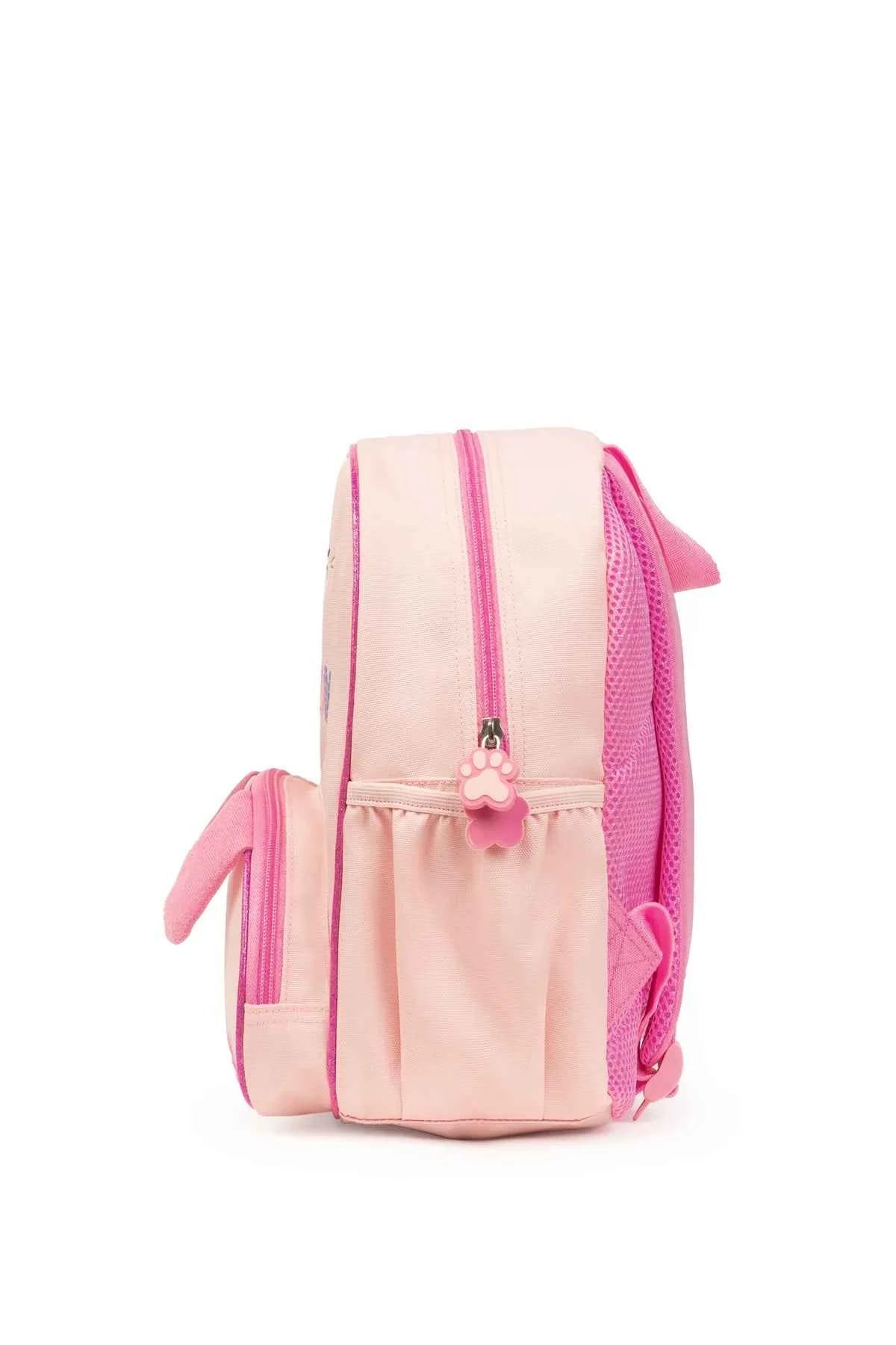 Mochila Infantil Dog Person Pink Furry