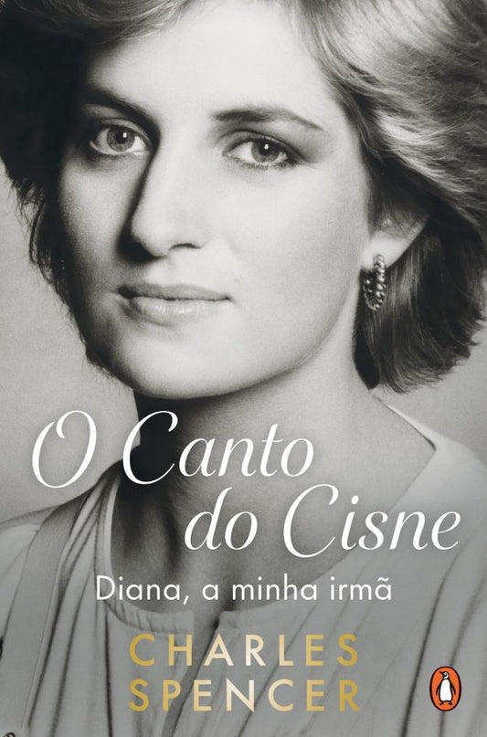 Capa do livro 'O Canto do Cisne' com retrato a preto e branco e nome do autor