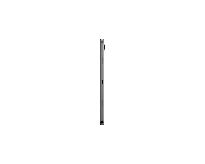 Tablet Samsung de 11 polegadas, lado com botões e porta visíveis