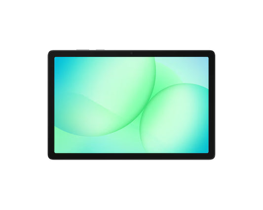 Tablet Samsung Galaxy Tab A11+ com ecrã aceso e moldura preta