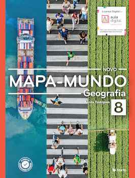 Mapa-Mundo Geografia 8.º Manual do Aluno 2026