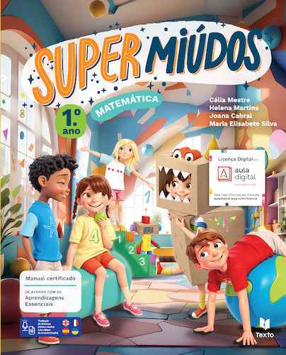 Supermiúdos Matemática 1.º Manual do Aluno 2026