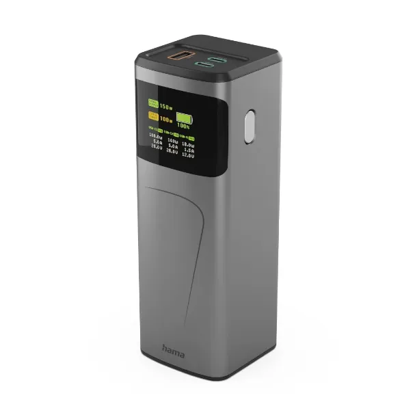 Power Bank High Power 200W 24000mAh 2x USB-C USB-A Carga Rápida