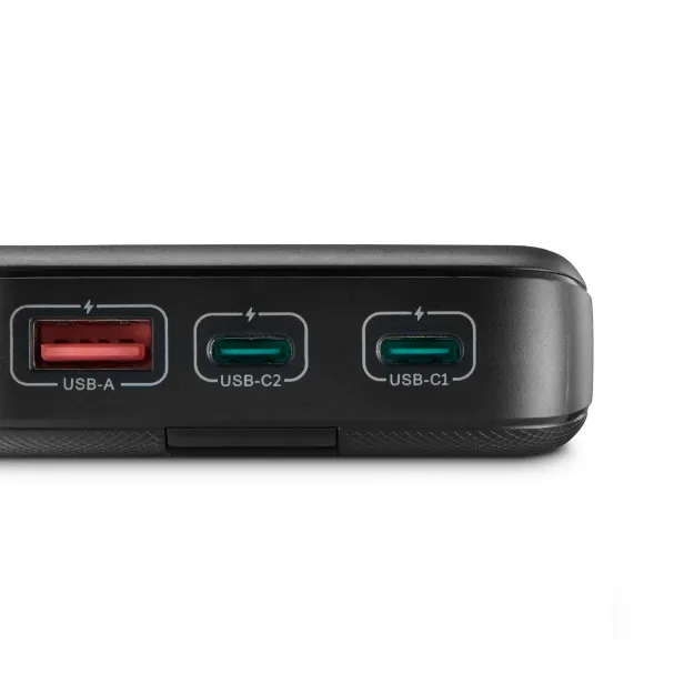 Power Bank 20000mAh Hama PD 20 Antracite 2x USB-C USB-A Carga Rápida
