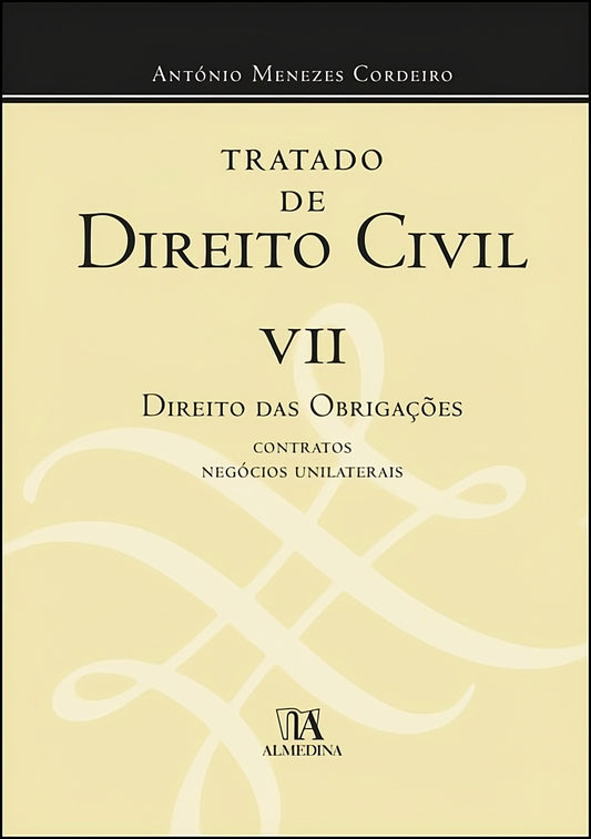 Capa do livro Tratado de Direito Civil VII: Direito das Obrigações, contratos.