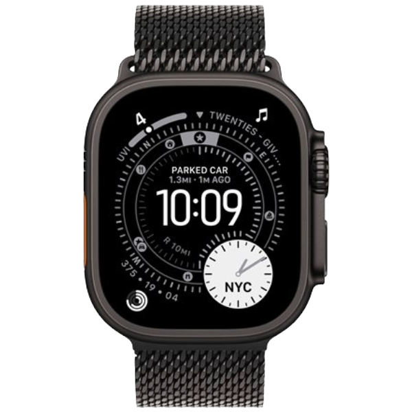 Apple Watch Ultra 3 — Titânio Natural · Cellular · Loop Milanês · 64 G - 49mm